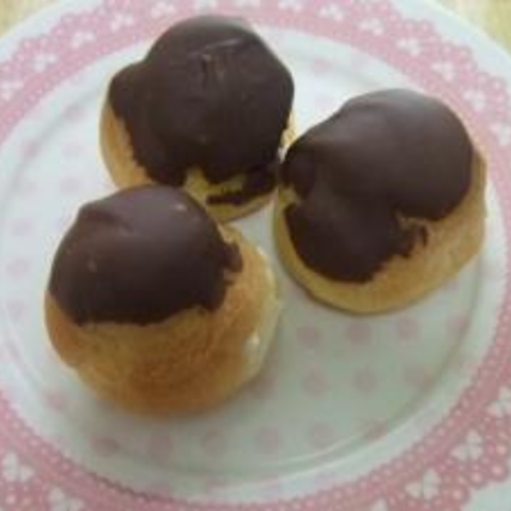 チョコがけプチシュー